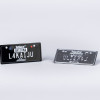 USA License Plate Embossed Type One
