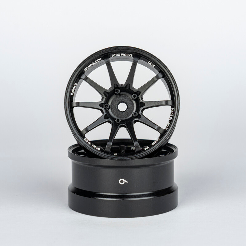 CE28 Offset 6mm Black Stallion (2pcs)