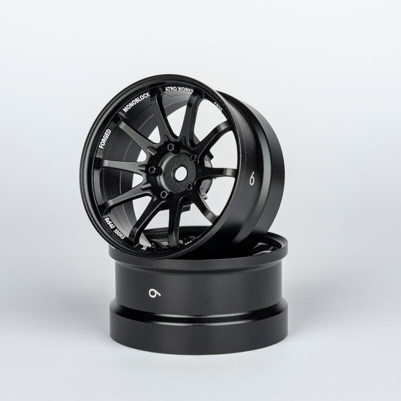 CE28 Offset 6mm Black Stallion (2pcs)