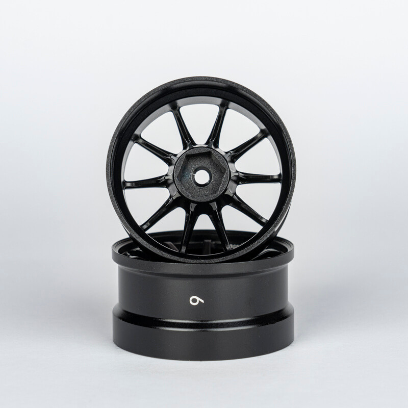 CE28 Offset 6mm Black Stallion (2pcs)