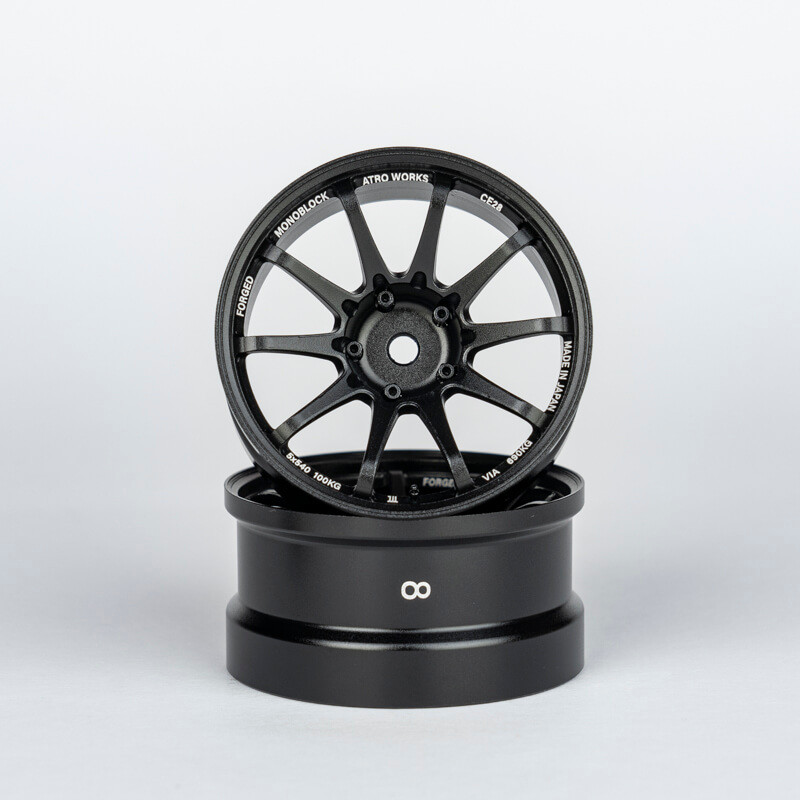 CE28 Offset 8mm Black Stallion (2pcs)