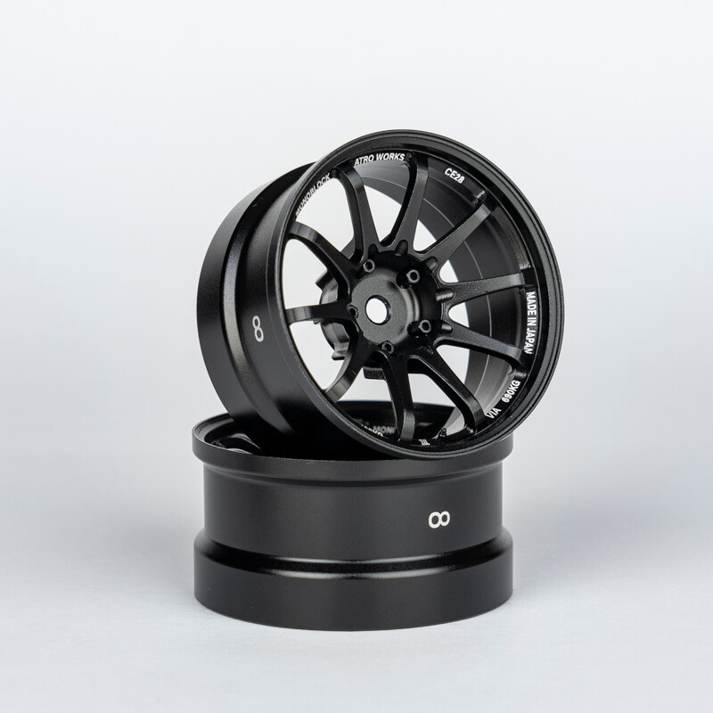 CE28 Offset 8mm Black Stallion (2pcs)