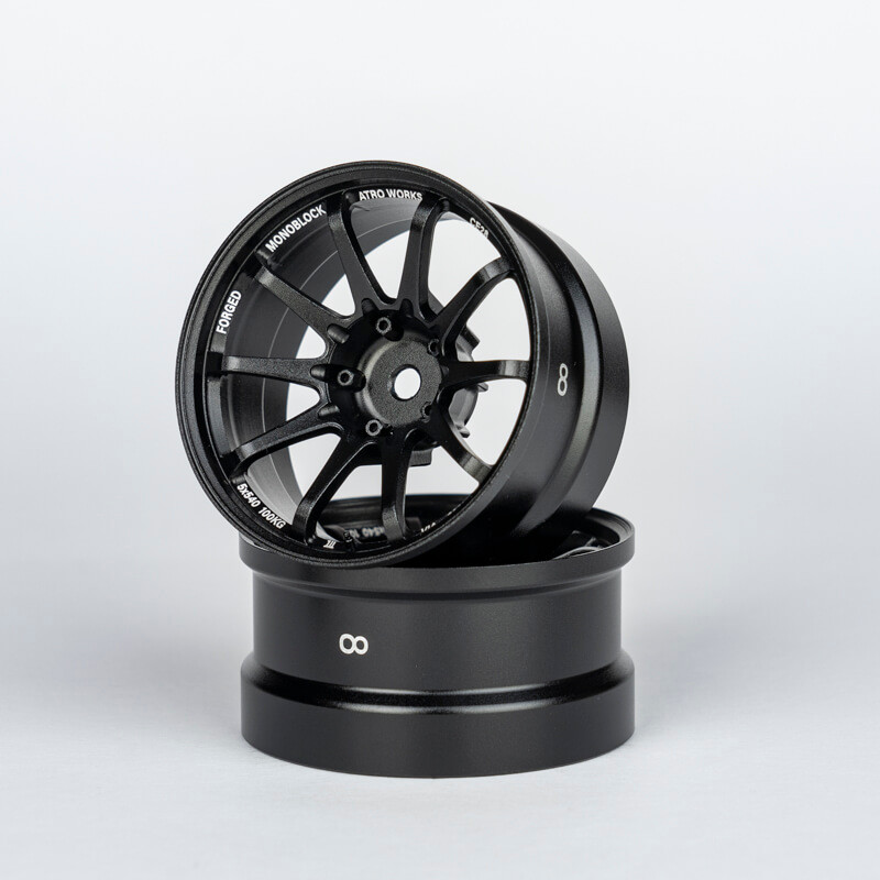 CE28 Offset 8mm Black Stallion (2pcs)