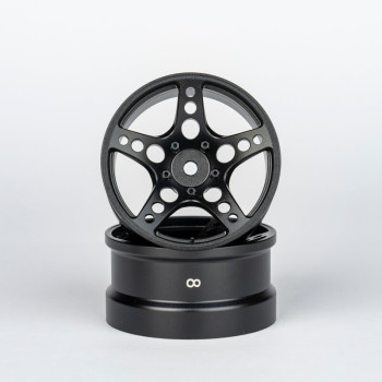 R-FIGHTER Offset 8mm Black Stallion (2pcs)