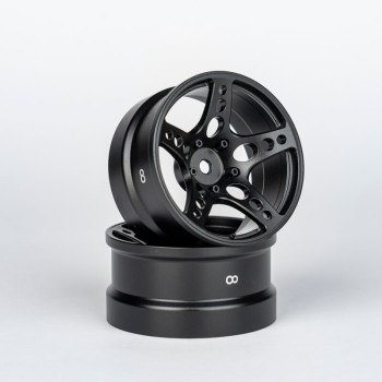 R-FIGHTER Offset 8mm Black Stallion (2pcs)