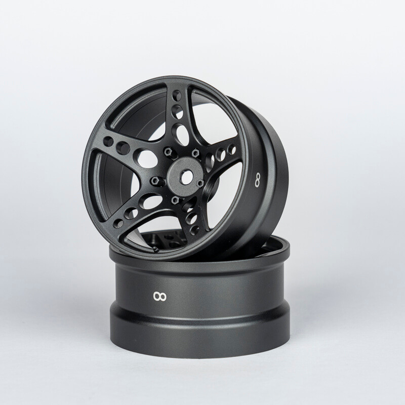 R-FIGHTER Offset 8mm Gayeway Grey (2pcs)