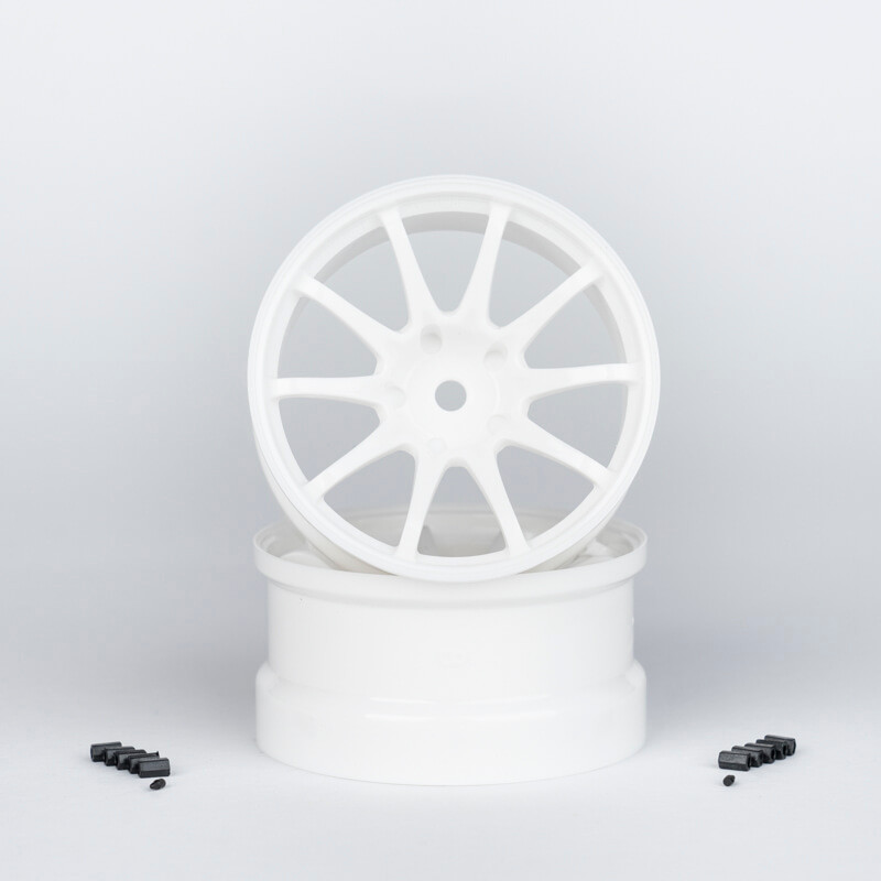 CE28 Offset 8mm White (2pcs)