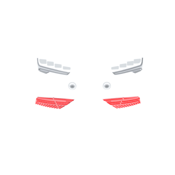 Lights Lenses Set for Audi RS7 Sportback
