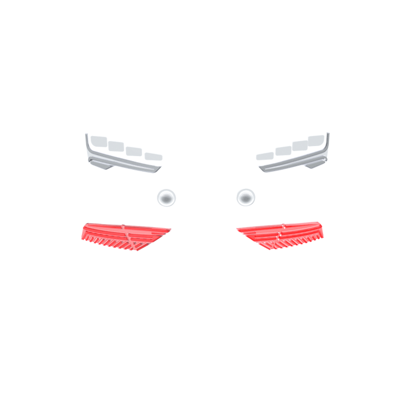 Lights Lenses Set for Audi RS7 Sportback