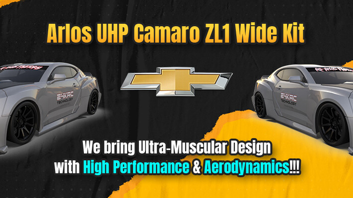 Rc Arlos UHP Chevrolet Camaro ZL1 GEN3 Wide Kit