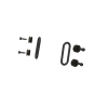 Bumper Retainer Kit Black