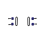 Bumper Retainer Kit Blue