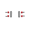 Bumper Retainer Kit Red
