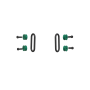 Bumper Retainer Kit Green