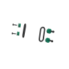 Bumper Retainer Kit Green