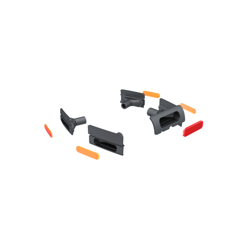 RX-7 FCS3 Bumper Sides & Rear Trunk Bukects With Lenses
