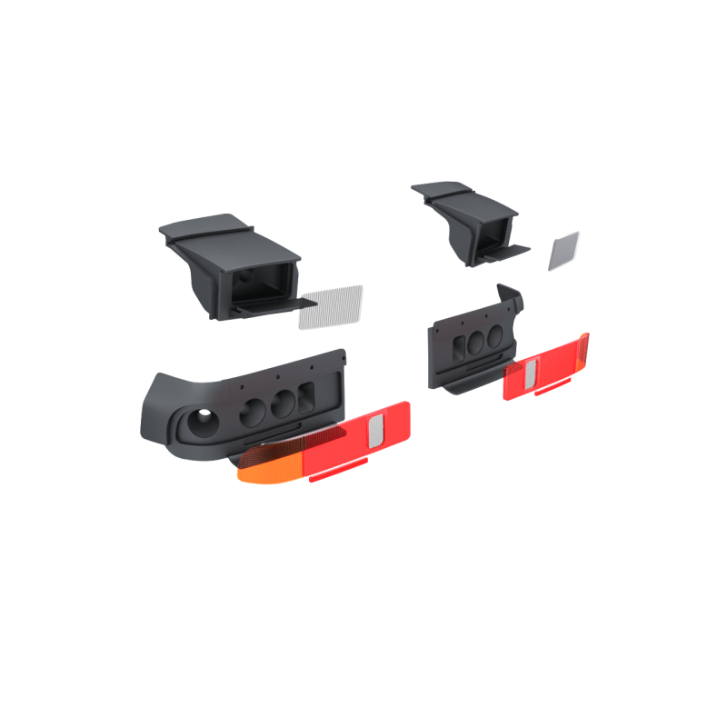 RX-7 FCS3 Light Lenses for  Lights Buckets Vr.2