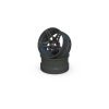 R-Fighter Wheels Offset 6mm Gunmetal (2pcs)