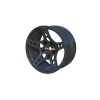 R-Fighter Wheels Offset 6mm Gunmetal (2pcs)