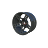 R-Fighter Wheels Offset 8mm Gunmetal (2pcs)