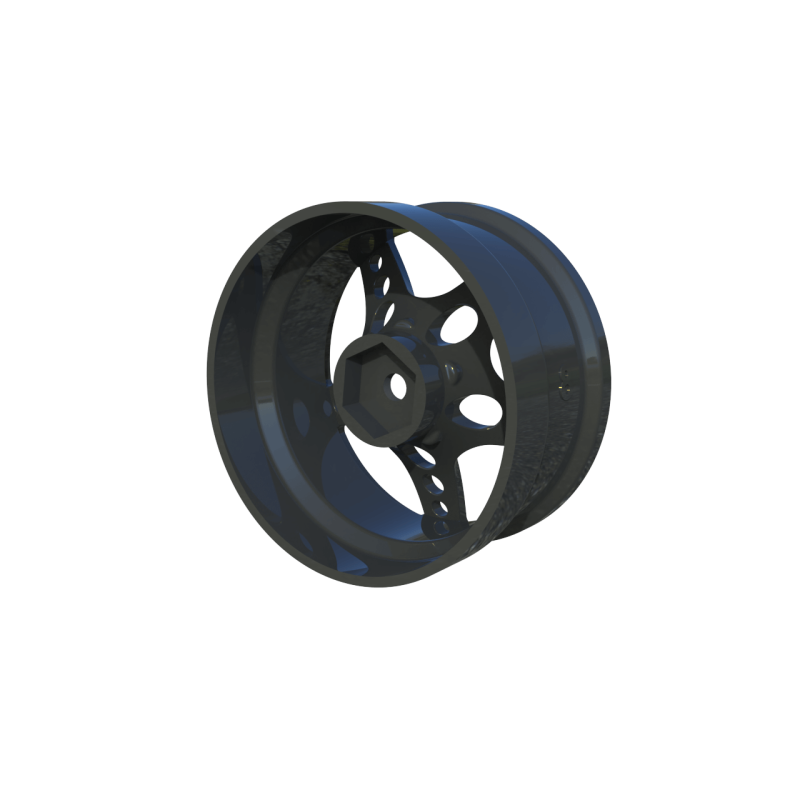 R-Fighter Wheels Offset 8mm Gunmetal (2pcs)