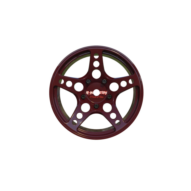 R-Fighter Wheels Offset 6mm Red (2pcs)