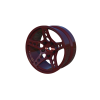 R-Fighter Wheels Offset 6mm Red (2pcs)