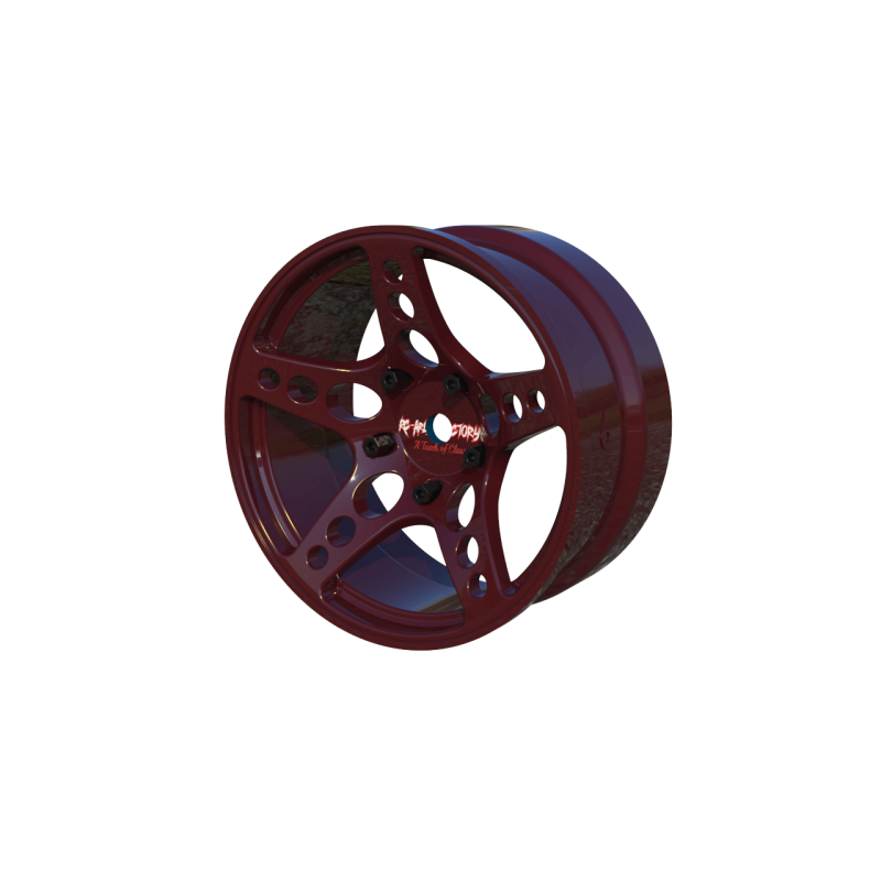 R-Fighter Wheels Offset 6mm Red (2pcs)