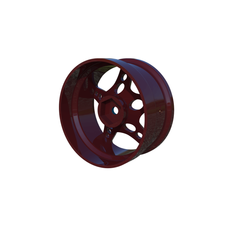 R-Fighter Wheels Offset 6mm Red (2pcs)