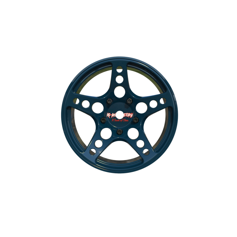 R-Fighter Wheels Offset 6mm Blue (2pcs)