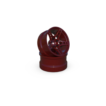R-Fighter Wheels Offset 8mm Red (2pcs)