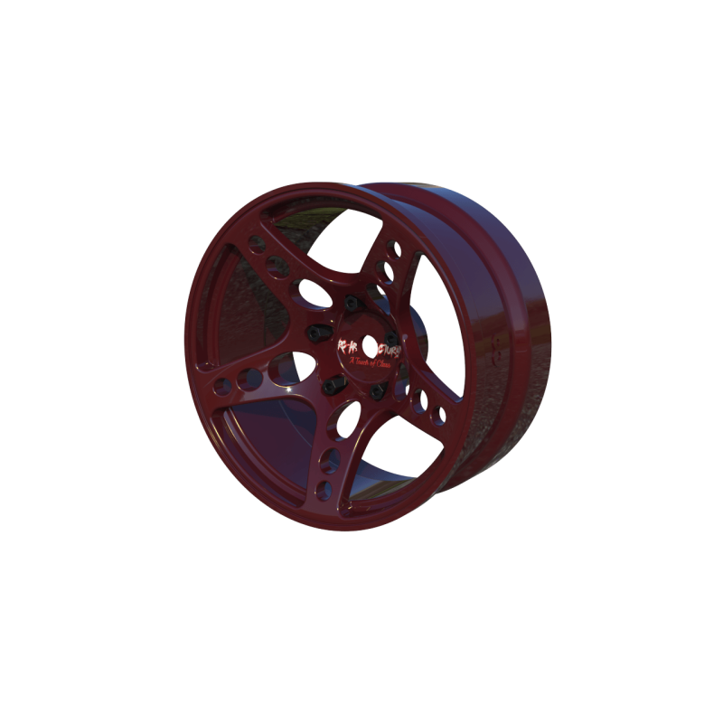 R-Fighter Wheels Offset 8mm Red (2pcs)