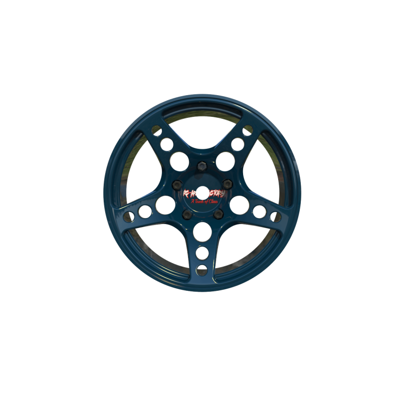 R-Fighter Wheels Offset 8mm Blue (2pcs)