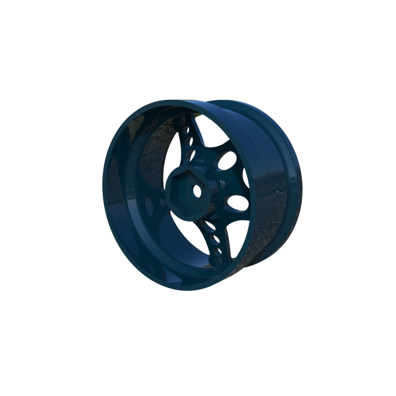 R-Fighter Wheels Offset 8mm Blue (2pcs)