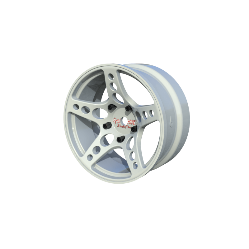 R-Fighter Wheels Offset 6mm White (2pcs)