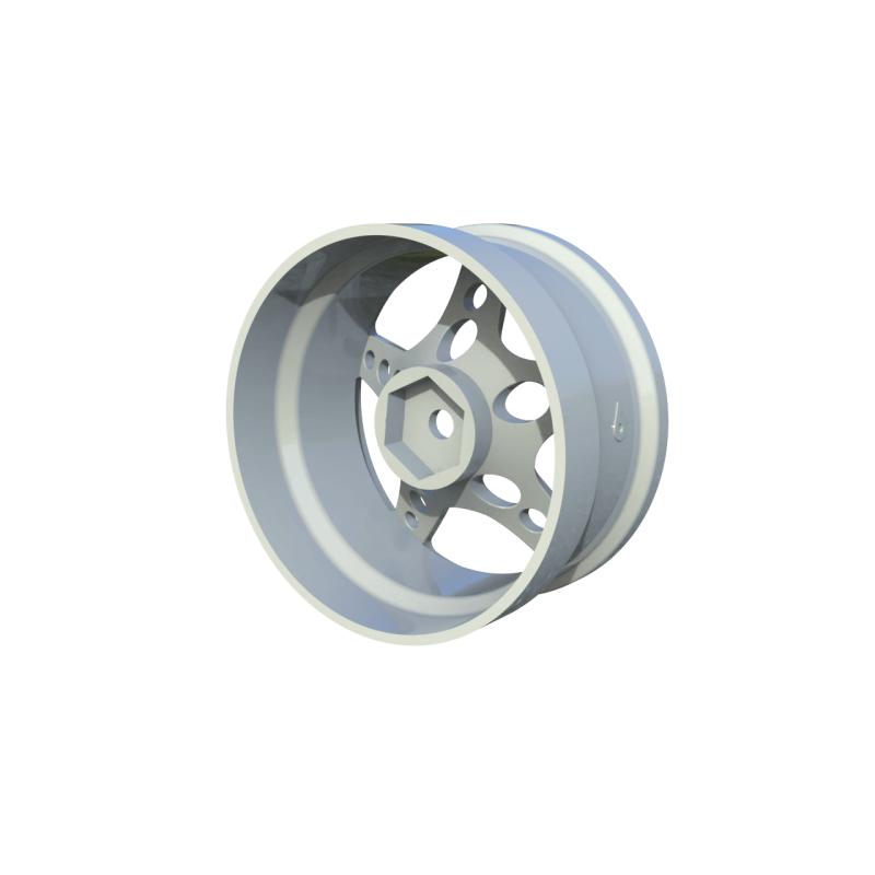 R-Fighter Wheels Offset 6mm White (2pcs)