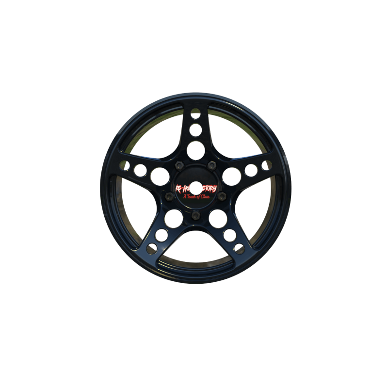 R-Fighter Wheels Offset 6mm Black (2pcs)