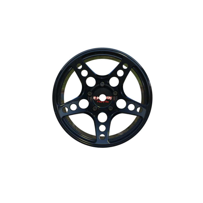 R-Fighter Wheels Offset 8mm Black (2pcs)