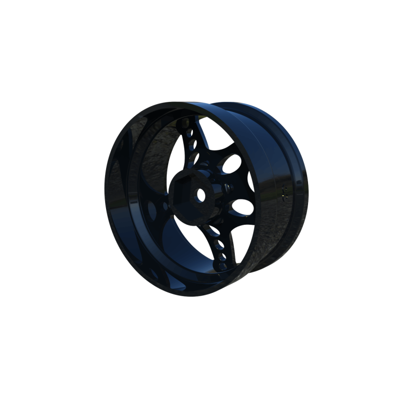 R-Fighter Wheels Offset 8mm Black (2pcs)