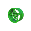 R-Fighter Wheels Offset 6mm Green (2pcs)