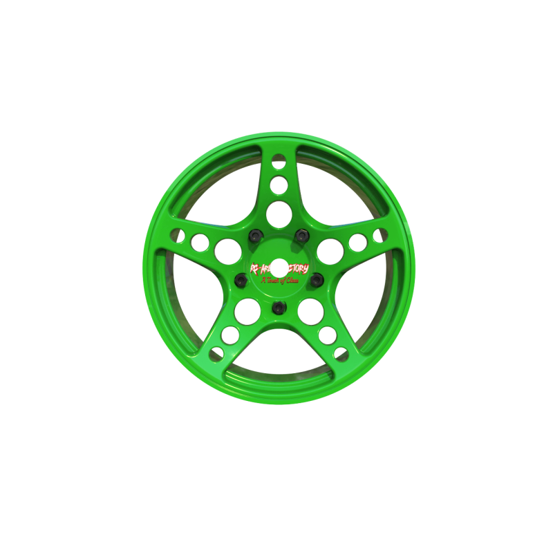 R-Fighter Wheels Offset 6mm Green (2pcs)