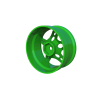 R-Fighter Wheels Offset 6mm Green (2pcs)