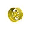 R-Fighter Wheels Offset 6mm Yellow (2pcs)