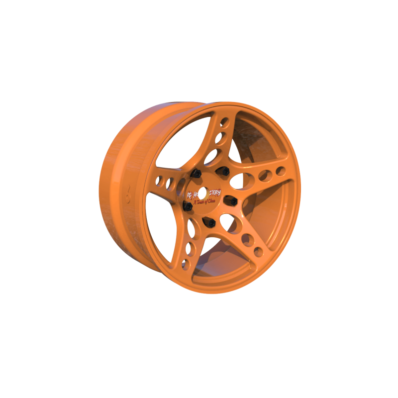 R-Fighter Wheels Offset 6mm Orange (2pcs)