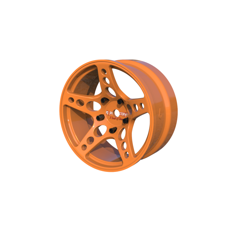 R-Fighter Wheels Offset 6mm Orange (2pcs)
