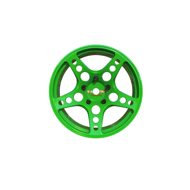 R-Fighter Wheels Offset 8mm Green (2pcs)