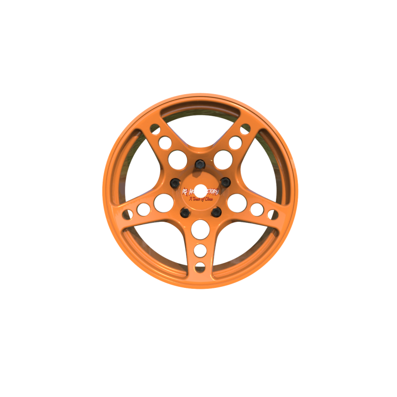R-Fighter Wheels Offset 8mm Orange (2pcs)