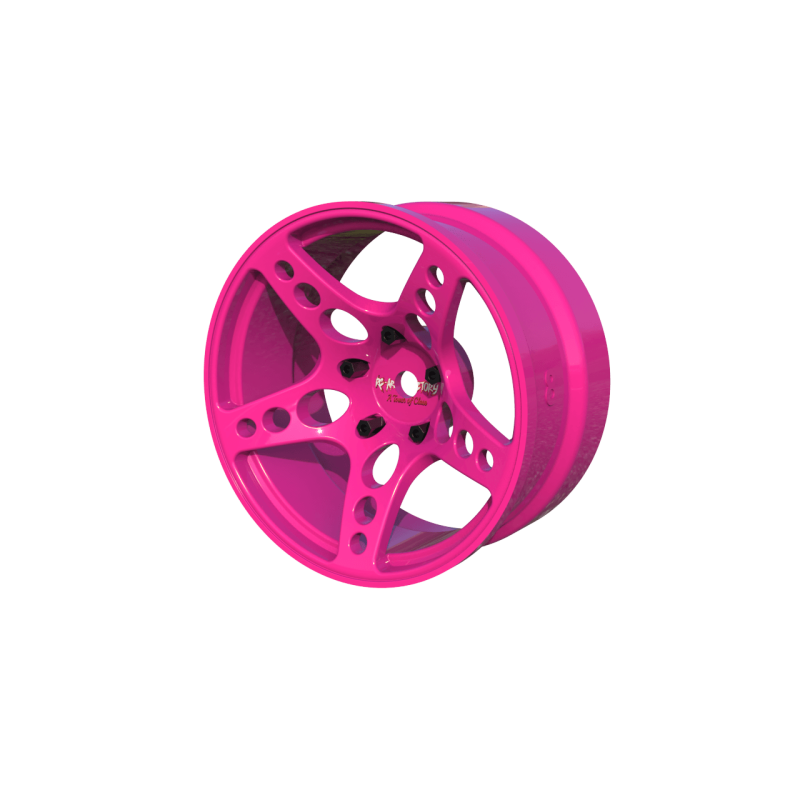 R-Fighter Wheels Offset 8mm Pink (2pcs)