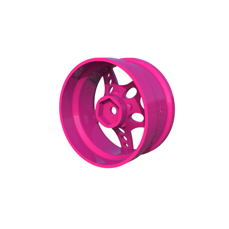 R-Fighter Wheels Offset 8mm Pink (2pcs)
