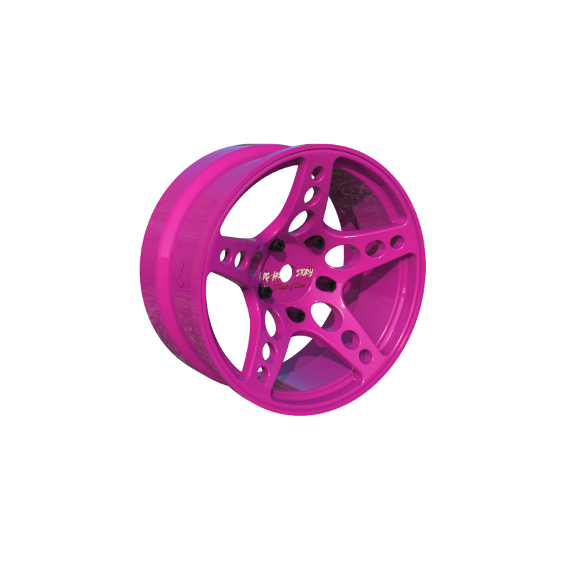 R-Fighter Wheels Offset 6mm Purple (2pcs)